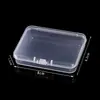 Caja de Plástico 1.5Cm8Cmpp Caja de Almacenamiento Rectangular Caja de Piezas Transparentes Caja de Empaque para Productos Pequeños Venta al Por Mayor