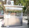 Cabina de Seguridad Panjin Exterior Móvil Estructura de Acero Vidrio Estacionamiento Comunidad Sala de Servicio de Guardia de Seguridad