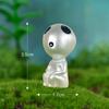 Adornos clásicos de micropaisaje: princesa fantasma, elfo luminoso, árbol, animación alienígena luminosa, adornos creativos pequeños.