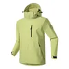 2026 Nuevo Modelo Armadura Exterior Chaqueta 3 en 1 Impermeable Cortavientos Bloque de Color Capucha Desmontable Chaqueta