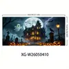 Decoración de Puerta de Garaje para Halloween Transfronteriza, Tela de Fondo, Fantasma, Casa Embrujada, Decoración para Fiesta al Aire Libre, Fabricante