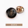 Botón Metálico de Lana Metálica con Diseño de Corona de León y Espiga de Trigo, Goteo de Aceite, Cosido a Mano, Chaqueta Abrigo Traje Ropa Formal Botón Dorado Accesorios de Ropa