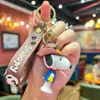 Nuevo Colgante Llavero Dibujo Animado Snoopy para Bolso de Niñas Colgante Exquisito Lindo Creativo Llavero al por Mayor