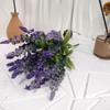 Buquê Simulada Lavanda Decoração de Casa Layout da Sala de Estar Mesa Props para Fotografia Flores de Plástico Flores de Girassol