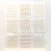 Pegatinas de Uñas Retro Corazón de Cuervo Transfronterizas Calcomanías 3D en Relieve Bronceadas Pegatinas para Uñas Pegatinas Decorativas de Mariposas para Uñas