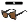 Nuevas Gafas de Moda Transfronterizas con Montura Cuadrada Estilo Europeo y Americano Personalidad Tendencia Hip-Hop Aspecto Natural Adelgazantes para la Cara Gafas Lisas para Mujer