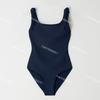 [5 colores] Estilo ins Corea del Sur retro simple color liso lazo cubierta de vientre ajustado traje de baño de una pieza para vacaciones en la playa mujer