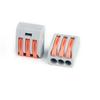 Conector de Suministro Bloque de Terminal Rápido Personalizado Conector Pct Línea de Derivación Paralela Digital Hebilla a Tope Dos Entradas y Salidas