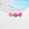 Pulsera de Florcitas de Arcilla Suave de Colores, Pulsera Tejida Hecha a Mano Dulce Estilo Ins Nicho