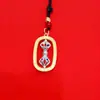 Estilo Étnico Chino Aleación Vajra Llavero Colgante Giratorio Metalico Accesorio Decorativo Encanto para Bolsa Regalo Fábrica