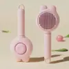 Pente Removedor de Pelos de Cachorro e Gato, Artefato para Remover Nós e Pelos Soltos, Pente Auto-Limpante para Pets, Pente Especial para Pets para Massagem e Remoção de Pelos