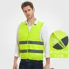 Fabricante de chalecos reflectantes ropa protectora de seguridad chaleco ingeniería de tráfico fluorescente trabajadores de saneamiento ropa reflectante montar