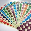 Etiquetas de Mes de Colores de 25 MM, Etiquetas Redondas Trimestrales de 12 Meses, Pegatinas Adhesivas Verdes del Primer Trimestre en Stock