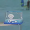 Botella de Deriva de Dibujos Animados Mini Pequeña Rectangular Gota de Aceite Flotante Acrílico Transparente Juguete para Niños Regalo de Cumpleaños