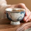 Taza de té de loto verde de plata dorada del fabricante Taza maestra de alta gama Taza individual Juego de té chino Kung Fu Taza de té Taza de té Caja de regalo