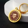 Llaveros Metálicos Personalizados con Acabado de Pintura Giratoria, Celebración de Aniversario Corporativo, Regalos Conmemorativos de Graduación Escolar, Personalización Personalizada