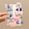 Pinza de Pato de Gama Alta Estilo Coreano para Niñas, Pinza para el Pelo de Flequillo Lateral Melard Otoño e Invierno, Lindo Pinza de Pelo de Felpa Accesorio para el Cabello