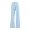 Versión holgada de pantalones temblorosos suaves y cerosos verano 2025 nuevos adelgazantes que cubren la carne Joker casual pantalones de pierna ancha pantalones de trapeador