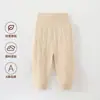 Roupas de Bebê Outono Inverno Meninos Meninas Calças de Outono Acolchoadas Bebê Classe A Algodão Puro Camada Base Cintura Alta Proteção da Barriga Calças Quentes