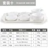 Restaurante de Comida Rápida Vajilla Bol Pequeño y Plato Set Cafetería Escolar Comercial Melamina Estilo Chino Autoservicio Plato de Comida Rápida Bol de Arroz Plástico