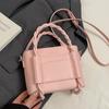 Moda Nuevo Diseño Nicho Casual Simple Bolso de Cubo de Mano Personalidad Versátil Pebbled Crossbody Bolso de Mujer