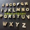 Tachas de Letra, Tachas de Letra em Liga Metálica com Diamantes, Tachas Personalizadas, Acessórios Versáteis, Etc