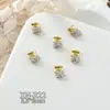 Acessórios de Unha Artística Zircônia Festivos Brilhantes para Ano Novo, Lingote Trazedor de Sorte Saco de Dinheiro, Cabaça de Luxo com Diamantes Decorações de Unha Atacado