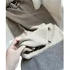 ¡Muy recomendable! ¡Una compra obligada! Pantalones de punto de pierna ancha adelgazantes de cintura alta para mujer, cálidos y adecuados para otoño e invierno, se pueden usar como prenda exterior o como capa base