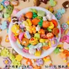 Acessórios de Resina Mini Desenho Animado Série de Cores Misturadas DIY Cola de Chantilly Patch para Capa de Celular Material de Pasta para Copo de Água Decoração