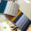 Tecido de Linho Imitação Atacado Cor Sólida Criptografado Espesso Tecido de Linho Almofada Almofada Tecido para Capa de Sofá Resistente ao Desgaste e Durável