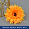 Flor artificial naranja rosa flor de seda horquilla de pared flor para tocado diy corona de bonsái decoración de dintel de puerta Halloween