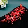 Diadema de Cadena con Pinza de Garra de Perla y Pedrería Exquisita, Nuevo Tocados de Novia Hechos a Mano Transfronterizos, Accesorios de Vestido de Diamante Dz325