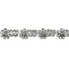 Corrente de Código de Strass Personalizada de Fábrica Decoração de Vestido de Casamento Flor de Diamante de Garra de Vidro de Cristal Acessórios de Roupa DIY