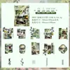 Paquete de Pegatinas de Tamaño Grande con Motivos de Pájaros Chinos, Serie Jardín de las Cuatro Estaciones, Tema de Estilo Chino Tradicional para Decoración de Diario DIY y Collage
