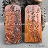 Pequeño Talismán de Madera de Azufaifo Golpeado por Rayo Natural 10 cm Montando Tigre Zhao Gongming Dios Marcial de la Riqueza Mando Zhao Gongming Atrayendo Riqueza y Tesoro
