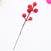 Nuevo racimo de frutos rojos transfronterizos decoraciones de Navidad, frutas grandes y pequeñas y espigas de frutas para decoración de árbol de Navidad, adornos colgantes