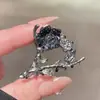 Nuevo Exquisito Pinza Pequeña de Pedrería para el Cabello, Pinza de Garra Pequeña para Fijar el Cabello, Horquilla para Flequillo Lateral, Pinza para el Cabello