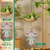 Decoraciones para Colgar en la Puerta del Festival del Bote del Dragón, Bolsitas de Ajenjo Tejidas en Bambú, Pequeños Adornos para Manijas de Puerta de Interior, Decoración de Atmósfera de Escena