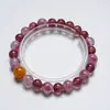 [Fei Xin Qi Yuan] Pulseira de Flor de Cola Amarela de Cristal Natural Feminina Mais Fácil de Combinar Cristal Cristal Branco Presente Atacado de Cristal
