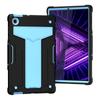 Para Lenovo Tab M10 Plus X606 soporte de PC de silicona cubierta protectora plana a prueba de golpes anti-caída carcasa trasera
