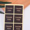 Papel Kraft personalizado 6 adesivos decorativos redondos adesivos adesivos Obrigado envelope de papel assando adesivos de vedação