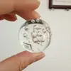 Bola de Bolha de Cristal Bola de Água para Escritório Ornamento Fabricante Atacadista Artigos para Casa Bola de Vidro Transparente Bola com Rachaduras de Gelo