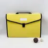Nueva bolsa de archivo acordeón portátil de gran capacidad con 13 compartimentos de FC para guardar certificados de estudiante, exámenes y documentos