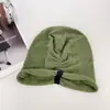 Gorro Turbante Arrugado Transpirable Fino para Mujer Primavera/Otoño Estilo Japonés Versátil Gorro Holgado Hace que la Cara se Vea Más Pequeña Protección para los Oídos Gorro Postparto