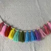 Amazon Cadena de Hilo con Borla de Cuentas de Madera Arcoíris Colgante de Pared Decoración de Pared macrame Decoración de Dormitorio Regalo para Niña