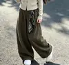 Conjunto de Cardigan Estilo Coreano para Meninas 2026 Outono Novidades Médio e Grande Crianças Moletom Bordado Slim-Fit Calça Saber Roupas de Outono para Crianças