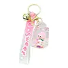 Muñeca de Fruta de Arena Líquida Adorno Colgante Relleno de Aceite Pequeño Regalo Llavero Girly de Celebridad de Internet Bolso de Estudiante Pequeño Regalo Venta al por Mayor