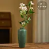 Cerâmica de Grés Cerâmica Artesanal Pequeno Vaso Jingdezhen Utensílios de Flor para Casa Arranjo de Flores de Mesa Prateleira Bogu Retrô Enfeites Decoração