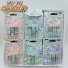 Cinta de Washi de Dibujos Animados Cazadora de Demonios de Fútbol Grupo de Chicas Kuromi 9+1 Cinta para Estudiantes DIY Set de Pegatinas para Diario