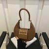 Bolso de Mano Mini Color Sólido para Mujer 2026 Estilo Coreano Primavera/Verano Nuevo Versátil Hombro Axila Bolso Dumpling Moderno